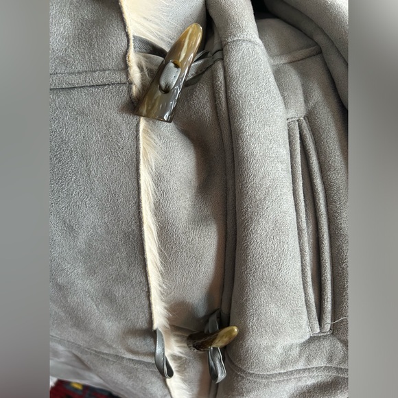 Y2K Faux Fur Suede Jacket - Picture 5 of 7